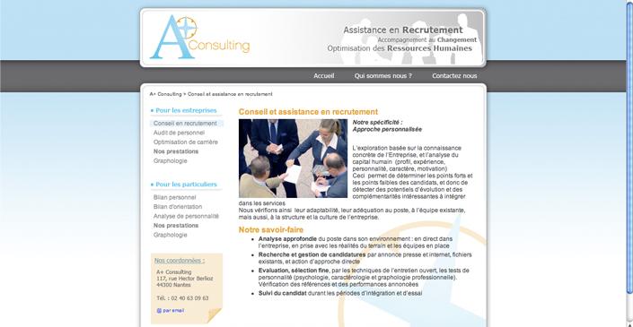 Graphologie et ressources humaines : A+ consulting