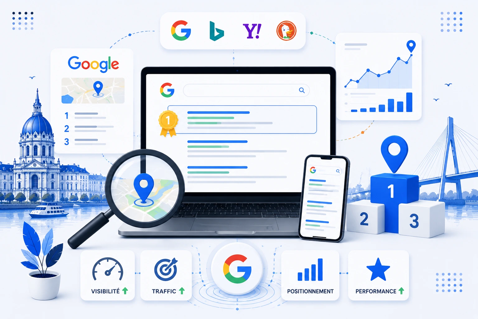 Positionnement Google Nantes analyse SEO