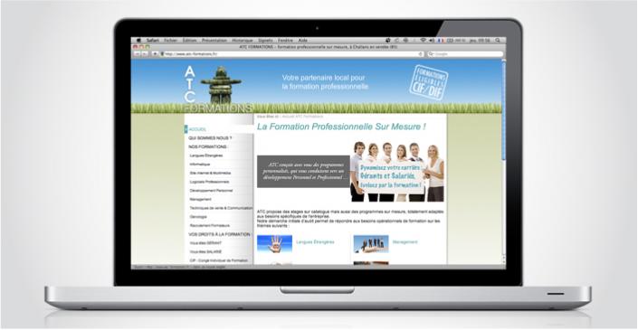 Site catalogue ATC Formations - organisme de formation conventionné à Challans en Vendée intégré par ivisite