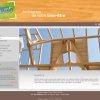 Site vitrine AVOS Charpentes - entreprise de charpente industrielle et traditionnelle à Nantes par ivisite