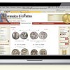 Site e-commerce Monnaies d'Antan - boutique de numismatique à Rouen réalisée par ivisite
